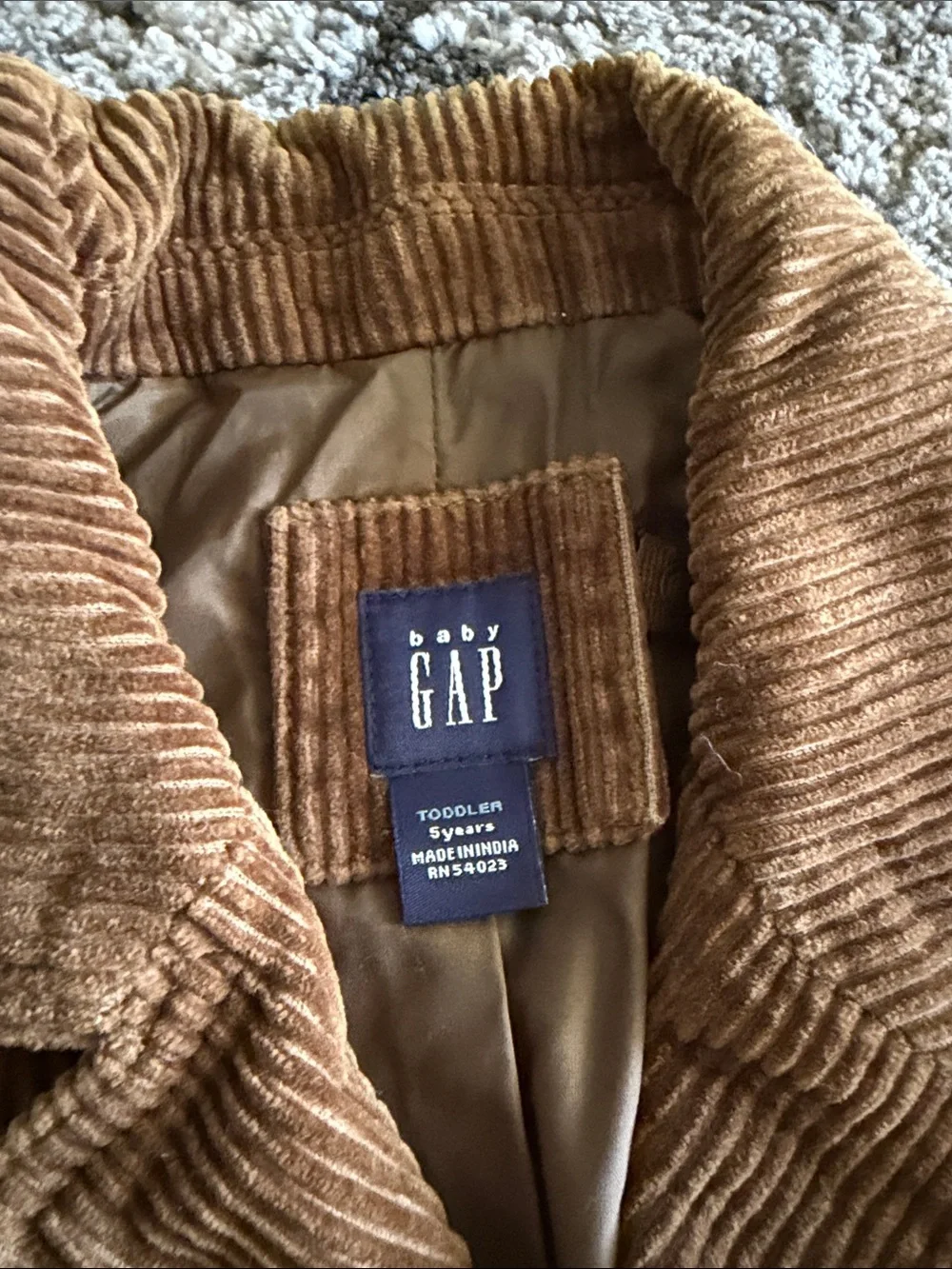 GAP Kids Brown Corduroy Blazer Jacket